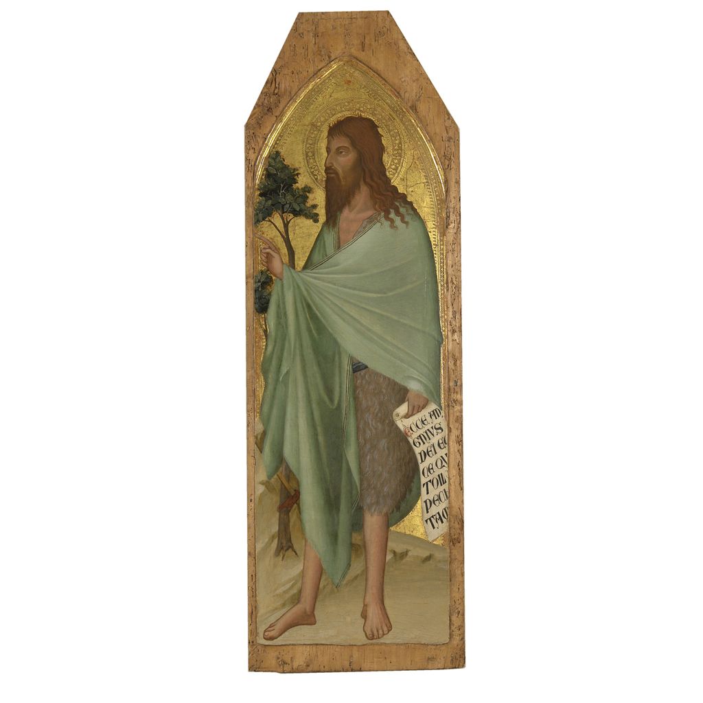 San Giovanni Battista (scomparto di polittico) di Lorenzetti Ambrogio (e aiuti) 